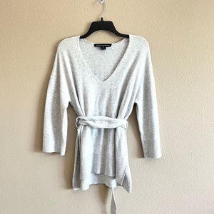 French Connection Wool Blend Belted Sweater